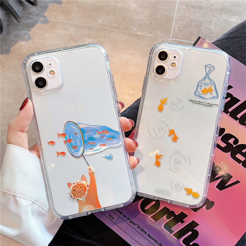 Apple Iphone 15 Pro Max - Funda de teléfono transparente con bonitos