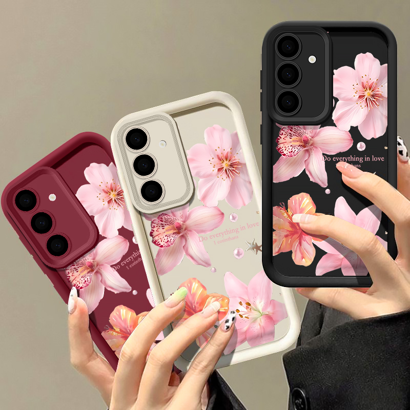 Funda de teléfono con flores r - Samsung Galaxy A55 reseña y precio