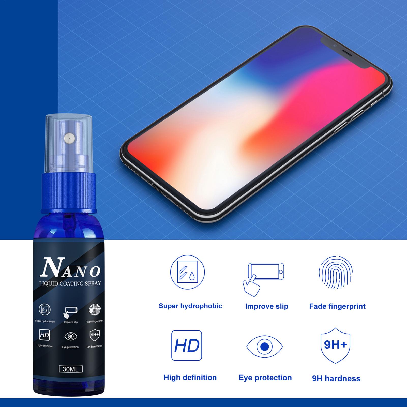 Protector de pantalla líquido  - Oleophobic Coating Spray reseña y precio
